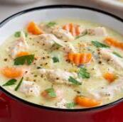 Creamy chicken noodle